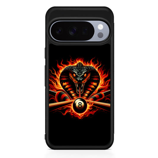 Cobra Head Ball Number 8 Google Pixel 10 Pro Case | Slim Google Pixel 10 Pro Rubber Case