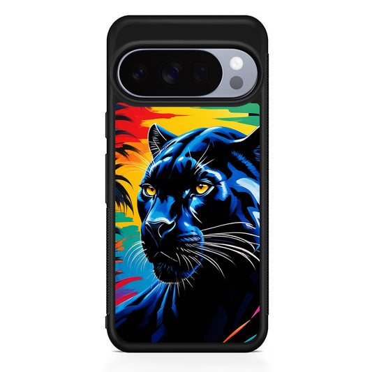 Black Panther At Dusk Google Pixel 10 Pro Case | Slim Google Pixel 10 Pro Rubber Case