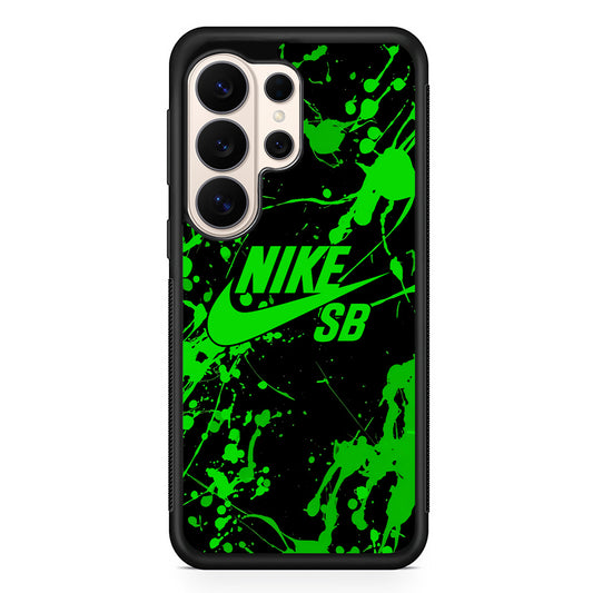 Nike Green Paint Splash Samsung Galaxy S26 Ultra Case | Slim Everyday Protection for Galaxy S26 Ultra