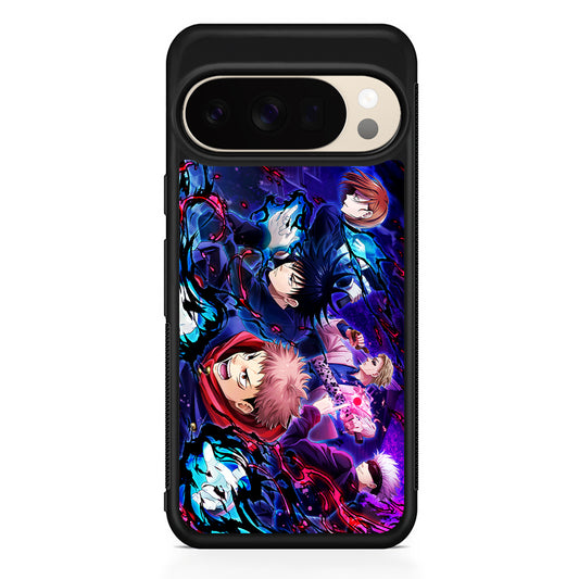 Main Characters of Jujutsu Kaisen Google Pixel 10 Pro XL Case | Slim Google Pixel 10 Pro XL Protective Case