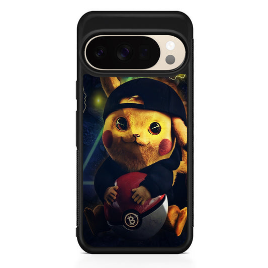 Pikachu With His Pokeball Google Pixel 10 Pro XL Case | Slim Google Pixel 10 Pro XL Protective Case
