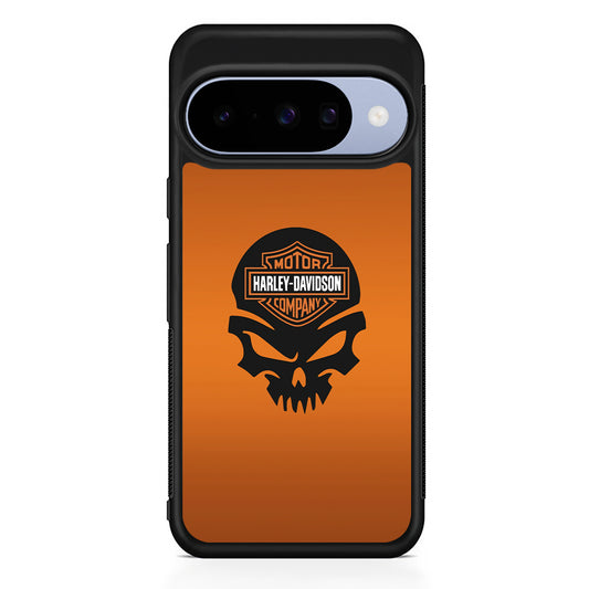 Harley Davidson Skull Silhouette Google Pixel 10 Case | Google Pixel 10 Rubber Protective Case