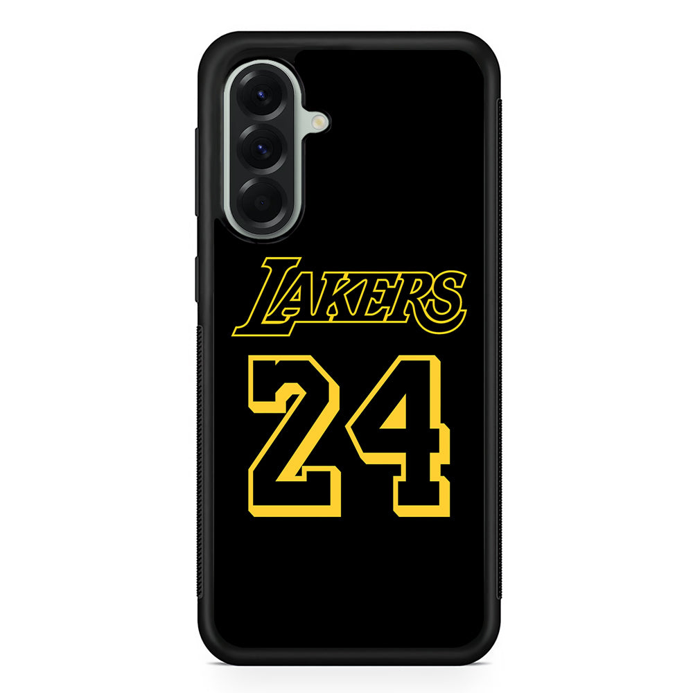 Kobe Bryant Lakers 24 Samsung Galaxy A56 Case | Samsung Galaxy A56 Protective Rubber Case
