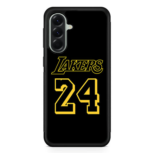 Kobe Bryant Lakers 24 Samsung Galaxy A56 Case | Samsung Galaxy A56 Protective Rubber Case