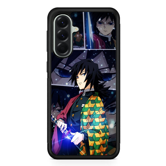 Kimetsu No Yaiba Giyuu In Frame Samsung Galaxy A56 Case | Samsung Galaxy A56 Protective Rubber Case