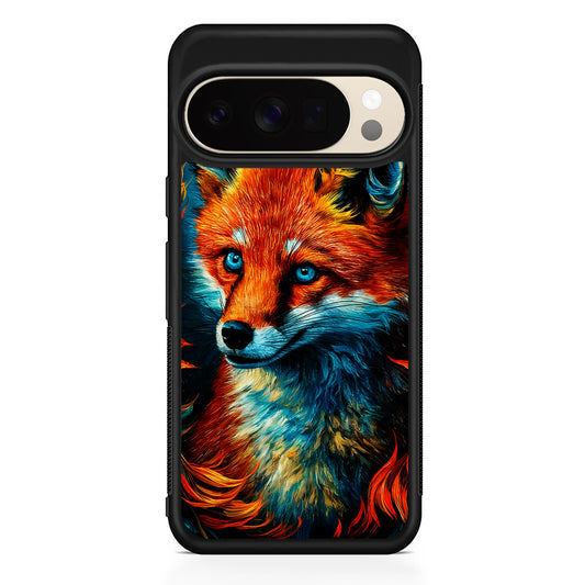 Painting Of A Fox Google Pixel 10 Pro XL Case | Slim Google Pixel 10 Pro XL Protective Case