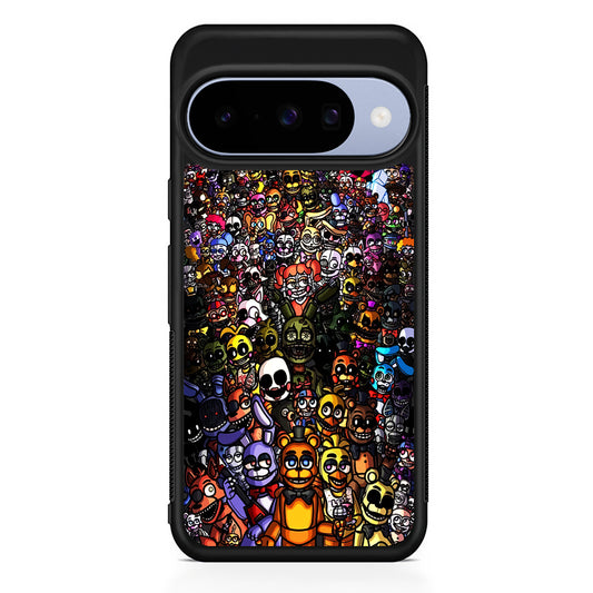 Five Nights at Freddy's Assemble Google Pixel 10 Case | Google Pixel 10 Rubber Protective Case