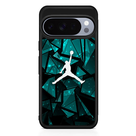 Air Jordan Shards of Crystal Google Pixel 10 Pro Case | Slim Google Pixel 10 Pro Rubber Case