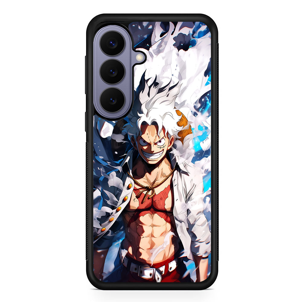 One Piece Luffy Sun God Nika Samsung Galaxy S26 Case | Durable Rubber Case for Samsung Galaxy S26