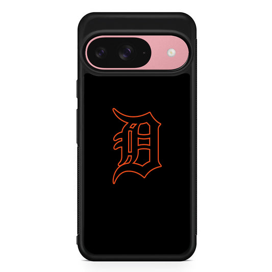 MLB Detroit Tigers Team Google Pixel 9 Case | Google Pixel 9 Protective Rubber Case