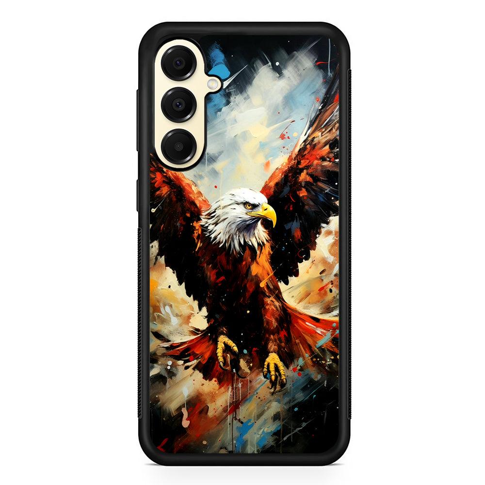 Eagle Flying In The Sky Samsung Galaxy A16 Case | Slim Rubber Samsung Galaxy A16 Case