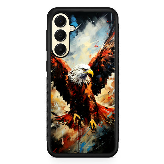 Eagle Flying In The Sky Samsung Galaxy A16 Case | Slim Rubber Samsung Galaxy A16 Case