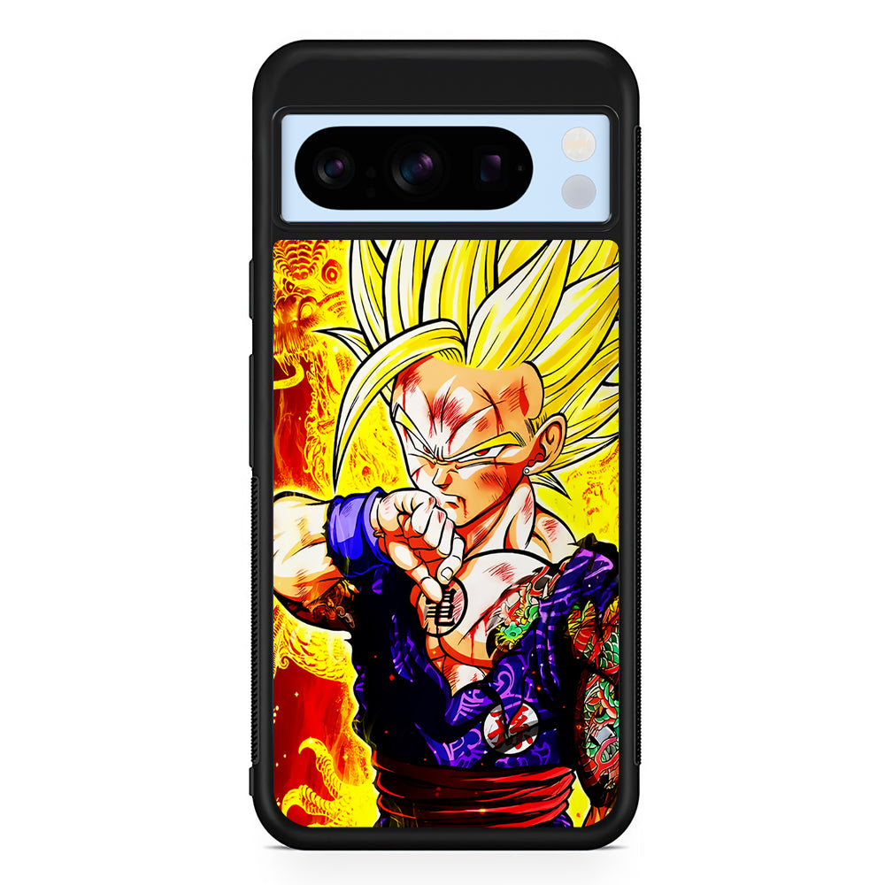 Gohan Super Saiyan 2 Google Pixel 8 Pro Case | Slim Rubber Case for Google Pixel 8 Pro