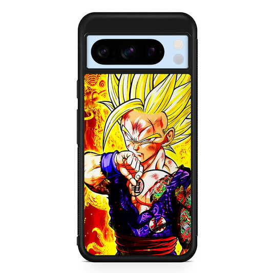 Gohan Super Saiyan 2 Google Pixel 8 Pro Case | Slim Rubber Case for Google Pixel 8 Pro