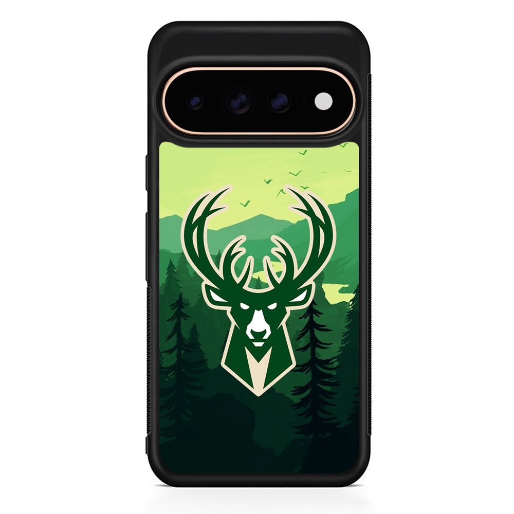NBA Milwaukee Bucks Forest Google Pixel 11 Pro Case - Stylish Protective Phone Case