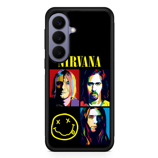 Nirvana Member Pop Art Samsung Galaxy S26 Case | Durable Rubber Case for Samsung Galaxy S26