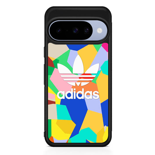 Adidas White on Canvas Google Pixel 10 Case | Google Pixel 10 Rubber Protective Case