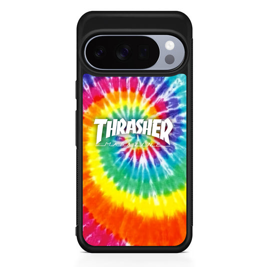 Thrasher Spiral Rainbow Google Pixel 10 Pro Case | Protective Google Pixel 10 Pro Cover