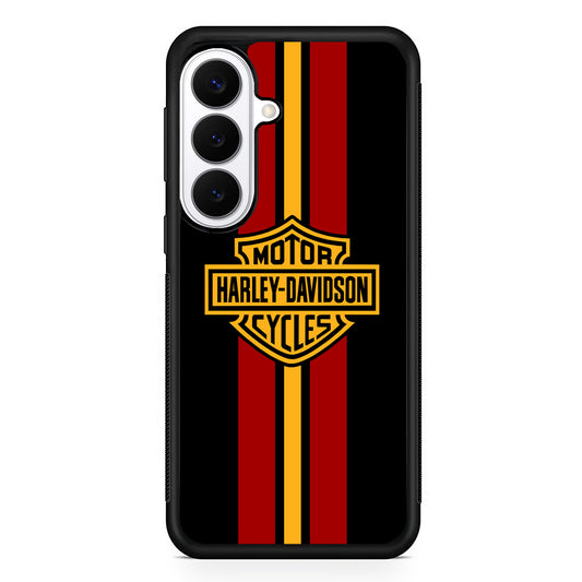 Harley Davidson Red Stripe Emblem Samsung Galaxy S26 Plus Case | Stylish Protective Cover for Samsung Galaxy S26 Plus
