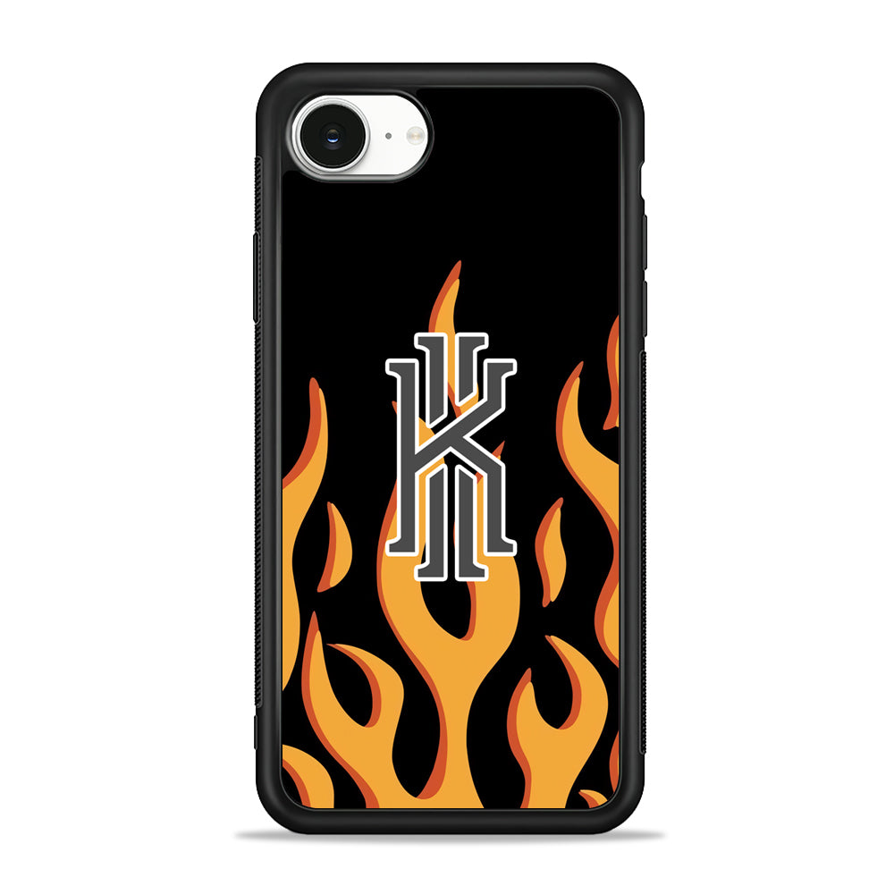 Kyrie Irving Burning Logo iPhone 16e Case - Slim Silicone Case