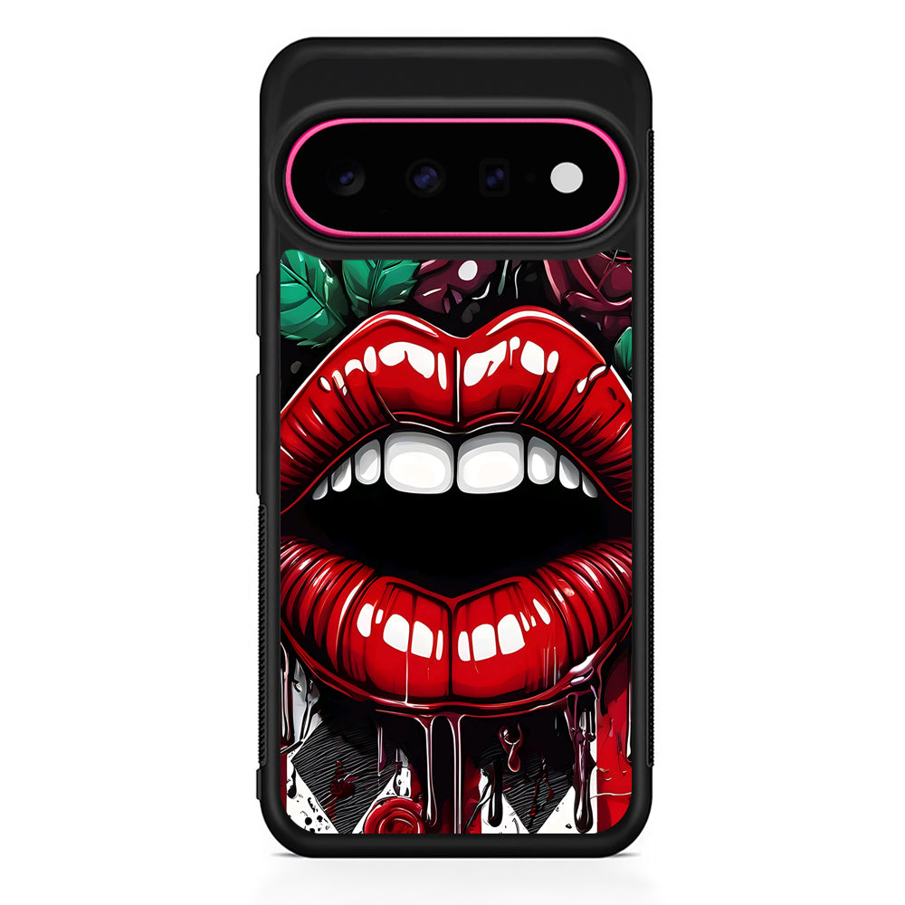 Sexy Big Lips Closeup Google Pixel 11 Case | Slim Shockproof Cover