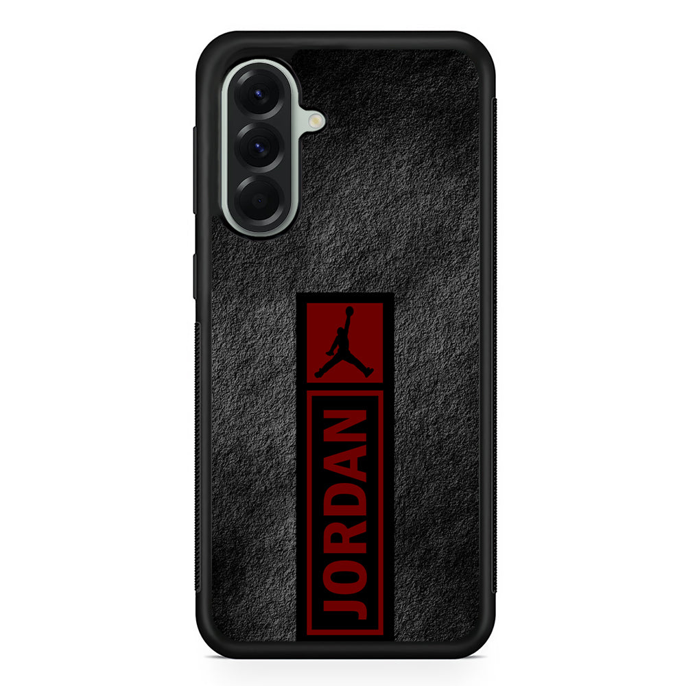 Air Jordan Grey Abstract Samsung Galaxy A56 Case | Samsung Galaxy A56 Rubber Protective Case
