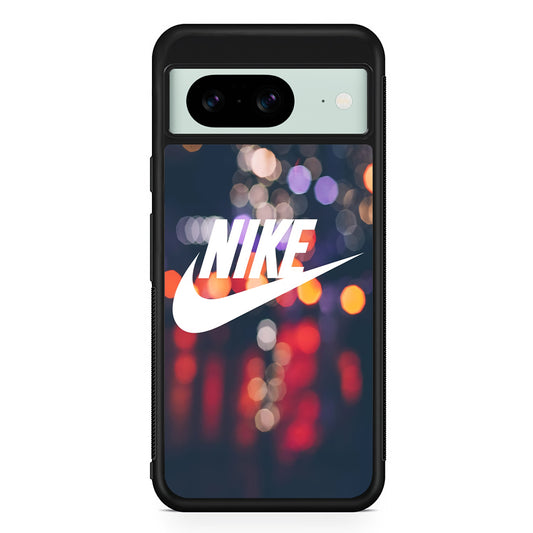 Nike Night Glamour Google Pixel 8 Case | Slim Rubber Case for Google Pixel 8