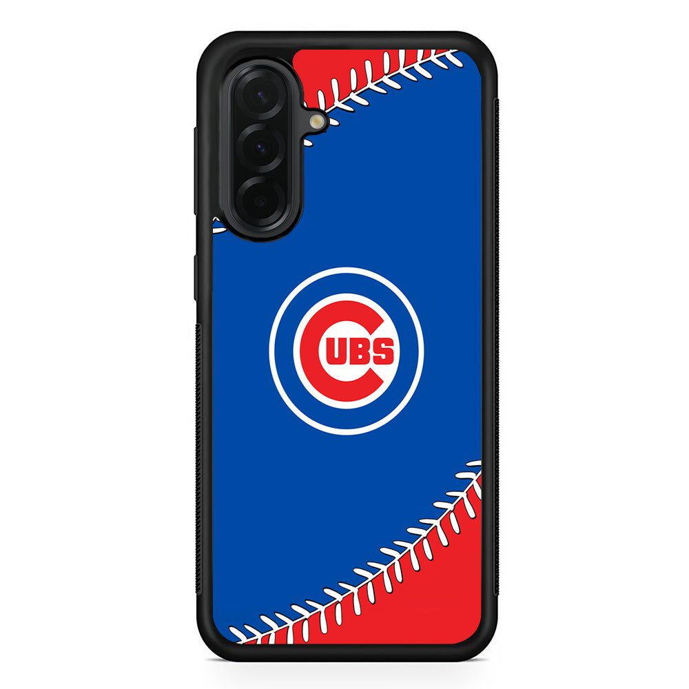 MLB Chicago Cubs Ball Samsung Galaxy A36 Case | Protective Rubber Cover