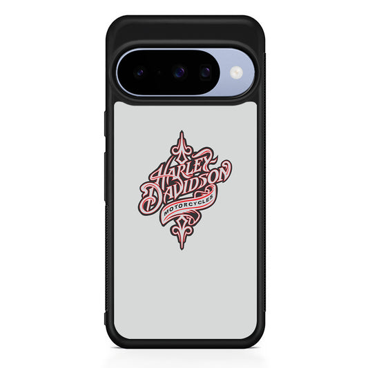Harley Davidson Soft Grey Google Pixel 10 Case | Google Pixel 10 Rubber Protective Case