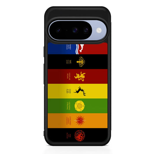 Game Of Thrones Flag Slogan Google Pixel 10 Case | Google Pixel 10 Rubber Protective Case