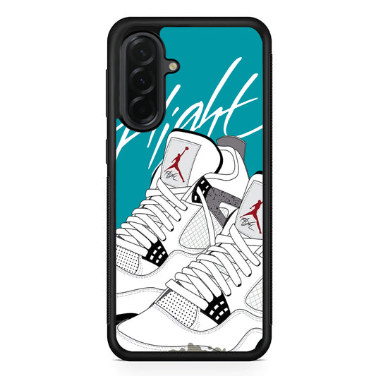 Air Jordan The White Shoes Samsung Galaxy A36 Case | Slim Samsung Galaxy A36 Protective Case