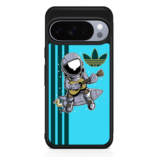 Adidas Astronaut Guitar Google Pixel 10 Pro Case | Slim Google Pixel 10 Pro Rubber Case