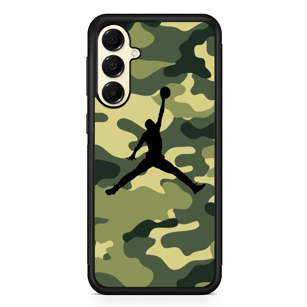 Jordan Camo Fighter Samsung Galaxy A16 Case | Slim Rubber Case for Samsung Galaxy A16