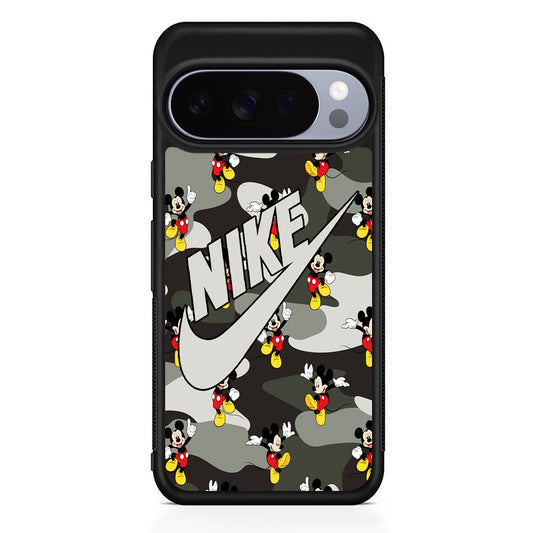 Nike Mickey Camo Google Pixel 10 Pro Case | Protective Google Pixel 10 Pro Cover