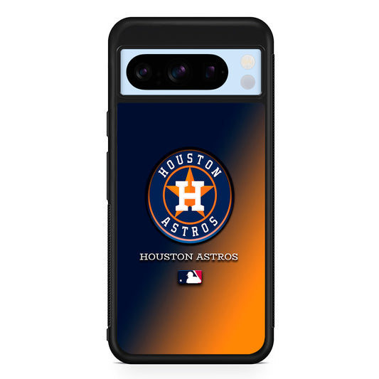 MLB Houston Astros Logo Google Pixel 8 Pro Case | Slim Rubber Case for Google Pixel 8 Pro