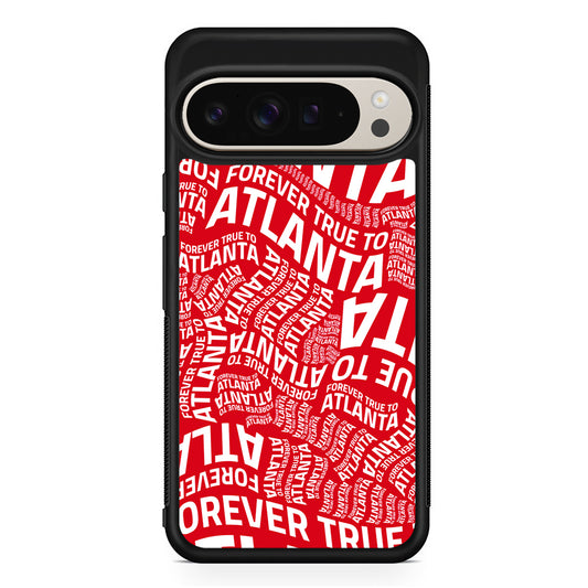 NBA Atlanta Hawks Word Google Pixel 9 Pro Case | Slim Protective Cover