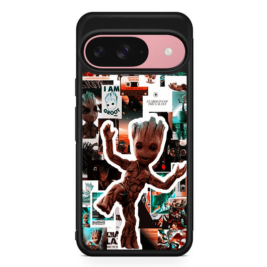 Groot Aesthetic Google Pixel 9 Case | Google Pixel 9 Protective Rubber Case
