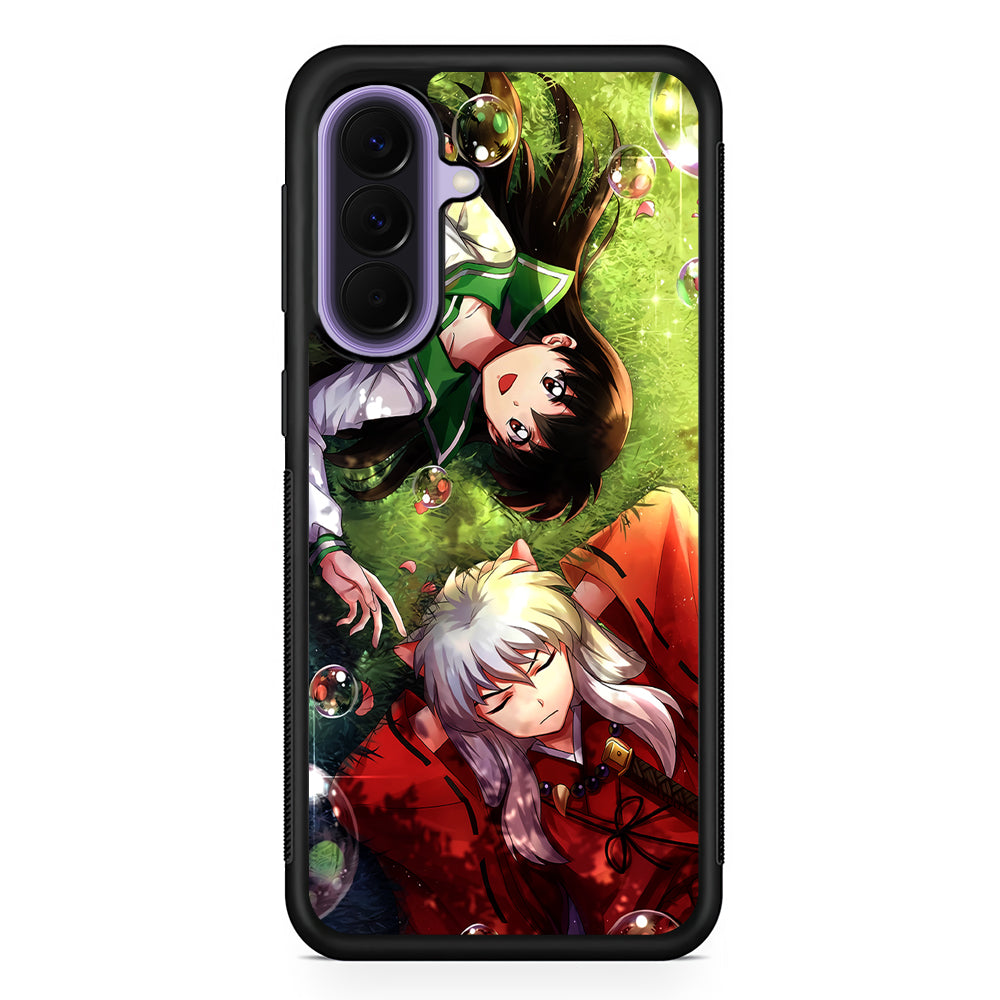 Inuyasha and Kagome Couple Samsung Galaxy A57 Case | Slim Samsung Galaxy A57 Rubber Case