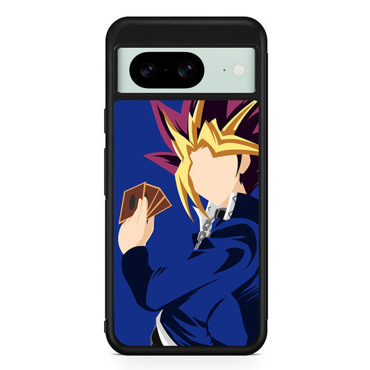 Yu-Gi-Oh Yugi Mutou Silhouette Google Pixel 8 Case | Durable Protective Cover for Google Pixel 8