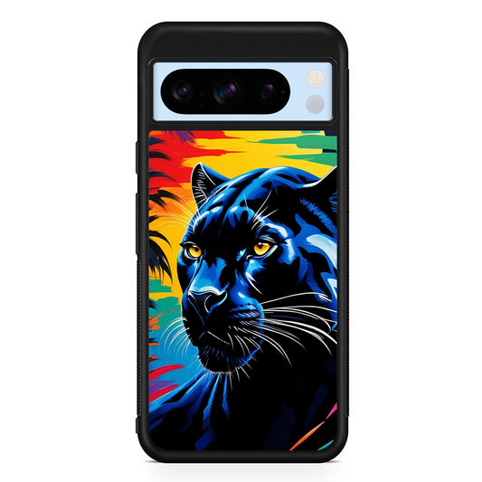 Black Panther At Dusk Google Pixel 8 Pro Case | Slim Rubber Case for Google Pixel 8 Pro