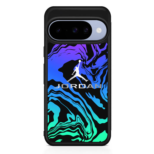 Air Jordan Silver Gradation Google Pixel 10 Case | Google Pixel 10 Rubber Protective Case