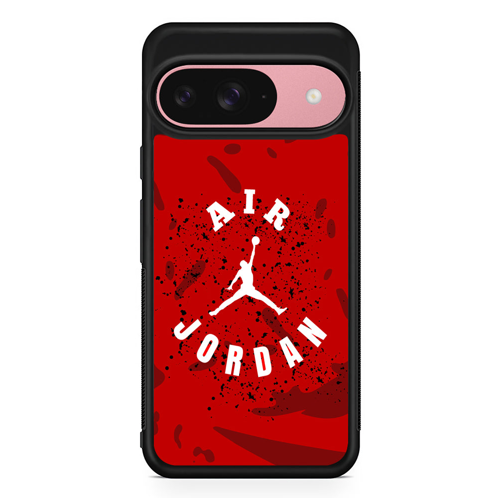Air Jordan Waving Shapes Google Pixel 9 Case | Google Pixel 9 Protective Rubber Case