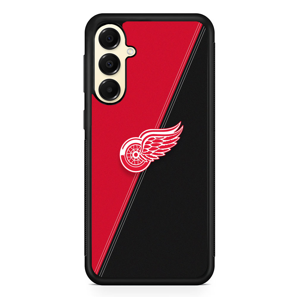 NHL Detroit Red Wings Logo Samsung Galaxy A16 Case | Slim Rubber Samsung Galaxy A16 Case