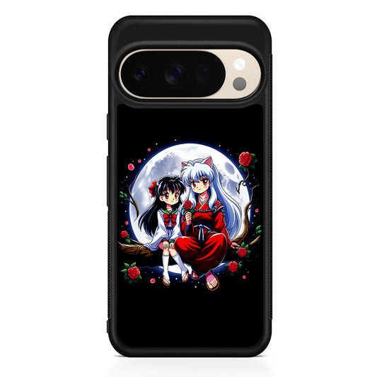 Inuyasha and Kagome Full Moon Google Pixel 10 Pro XL Case | Slim Google Pixel 10 Pro XL Protective Case