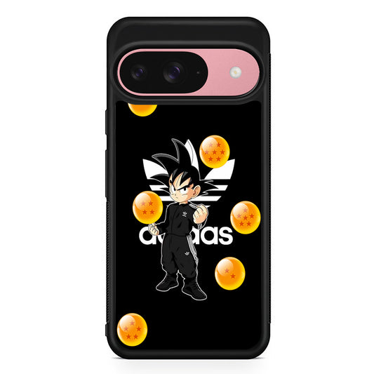Adidas Goku Dragon Ball Google Pixel 9 Case | Google Pixel 9 Protective Rubber Case