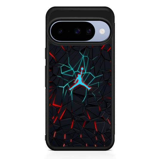 Air Jordan The Rock Shapes Google Pixel 10 Case | Google Pixel 10 Rubber Protective Case