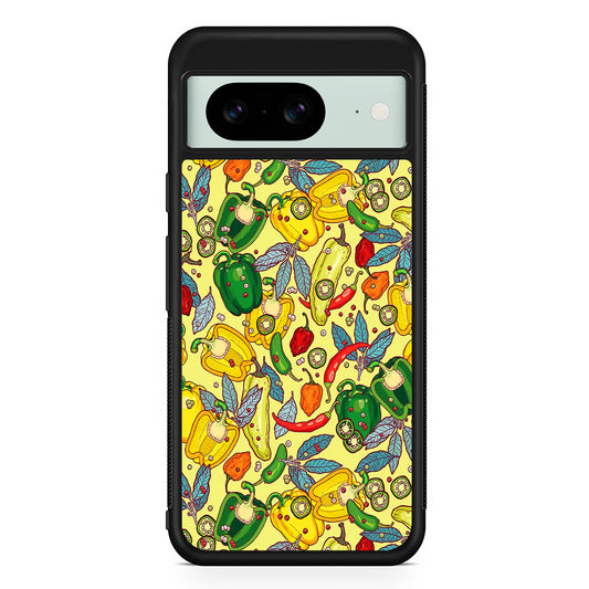 Healthy Vegetarian Food Google Pixel 8 Case | Durable Protective Cover for Google Pixel 8