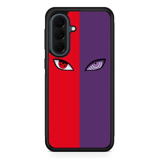 Naruto Sharingan and Rinnegan Samsung Galaxy A37 Case | Samsung Galaxy A37 Rubber Phone Case