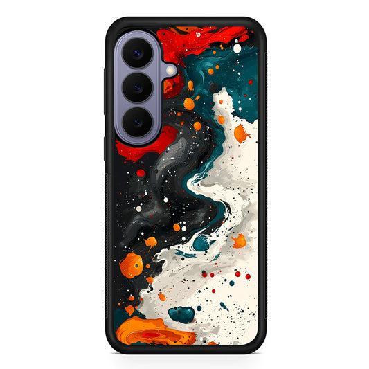 Liquid Abstract Painting Art Samsung Galaxy S26 Case | Durable Rubber Case for Samsung Galaxy S26