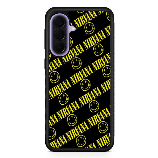 Nirvana Smiley Face Samsung Galaxy A57 Case | Slim Samsung Galaxy A57 Rubber Case